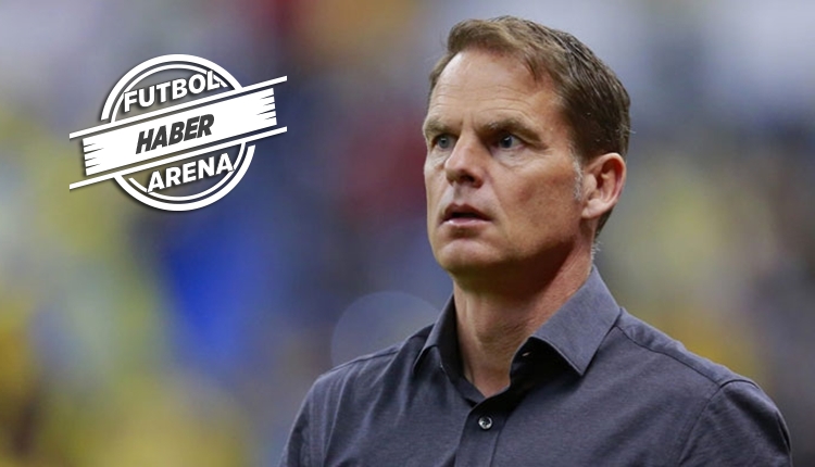 Frank De Boer: 'Ağlamam gerekmiyor öyle değil mi?'