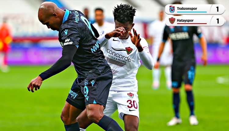 Trabzonspor 1-1 Hatayspor maç özeti ve golleri (İZLE)