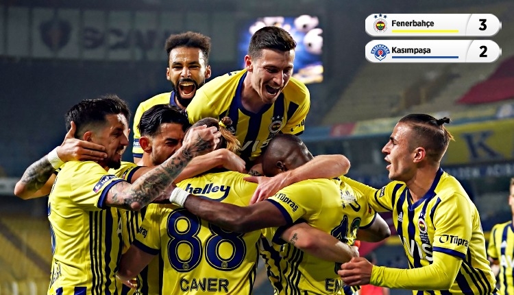 Fenerbahçe 3-2 Kasımpaşa maç özeti ve golleri (İZLE)