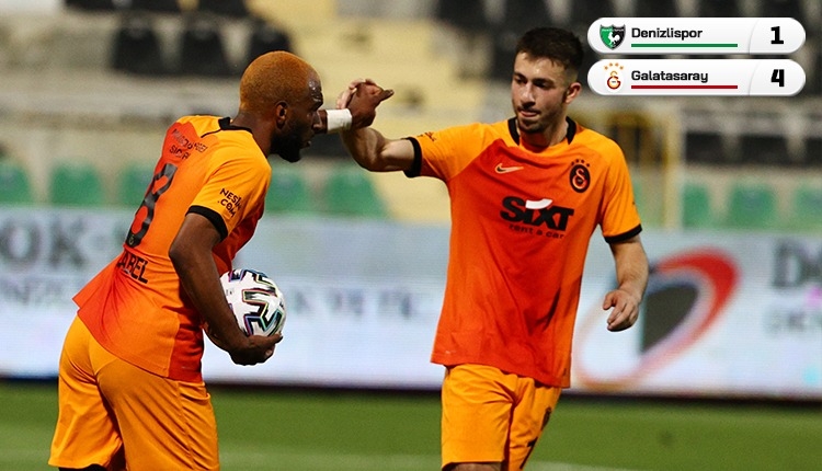 Denizlispor 1-4 Galatasaray maç özeti ve golleri (İZLE)