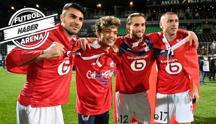 Lille şampiyon! Burak Yılmaz, Yusuf Yazıcı, Zeki Çelik