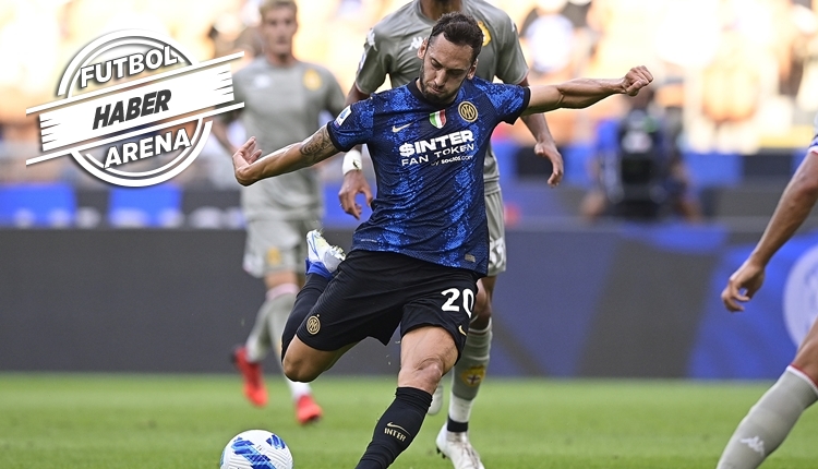 Hakan Çalhanoğlu’dan Inter ile ilk maçında 1 gol ve 1 asist (İZLE)