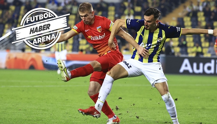 Fenerbahçe, Kayserispor'dan 1 puanı uzatmada aldı (İZLE)