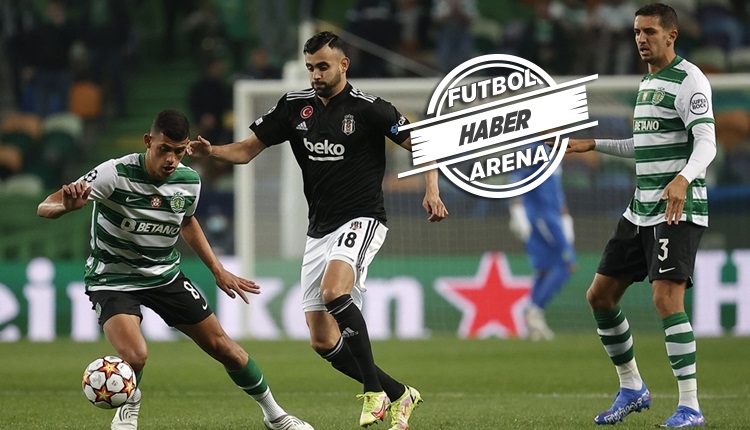 Sporting farklı kazandı! Beşiktaş, Şampiyonlar Ligi'ne veda etti (İZLE)