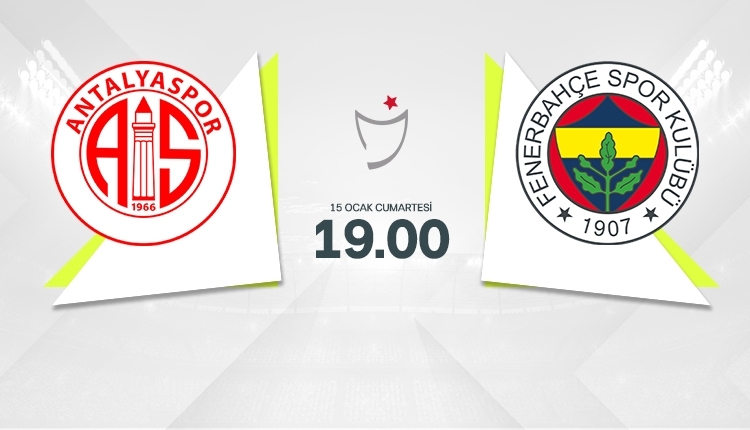 Antalyaspor-Fenerbahçe canlı izle, Antalyaspor-Fenerbahçe şifresiz izle (Antalyaspor-Fenerbahçe beIN Sports canlı izle, Antalyaspor-Fenerbahçe beIN Sports şifresiz İZLE)