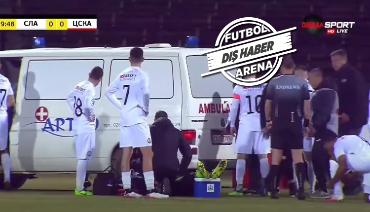 Ambulansın kapısı açılmadı! Sakatlanan futbolcunun zor anları