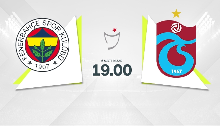 Fenerbahçe-Trabzonspor canlı izle, Fenerbahçe-Trabzonspor şifresiz izle (Fenerbahçe-Trabzonspor beIN Sports canlı izle, Fenerbahçe-Trabzonspor bein sports şifresiz izle)