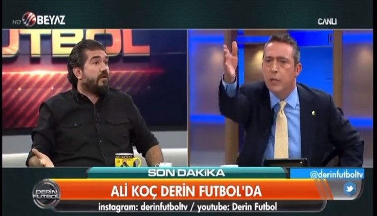 Ali Koç ile Rasim Ozan Kütahyalı arasında sert tartışma