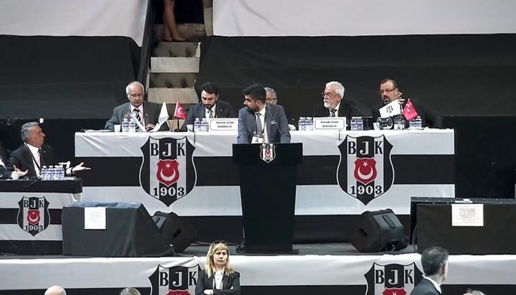 Beşiktaş Genel Kurulu'nda gerginlik! Çebi salonu terk etti