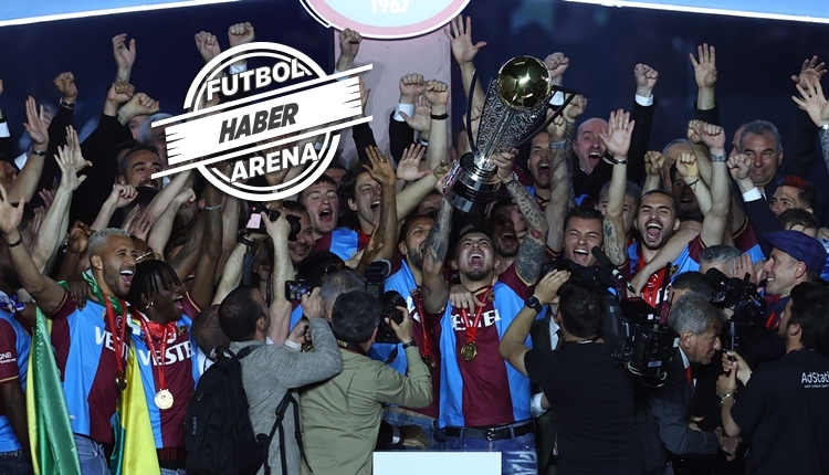 Trabzonspor şampiyonluğu kutladı