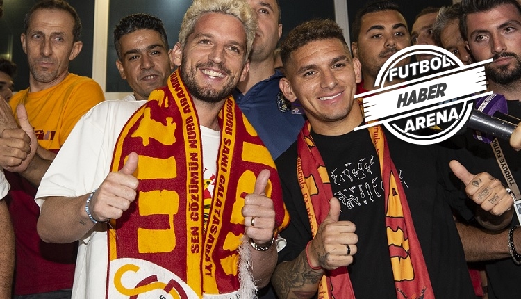 Lucas Torreira ve Mertens İstanbul'da!