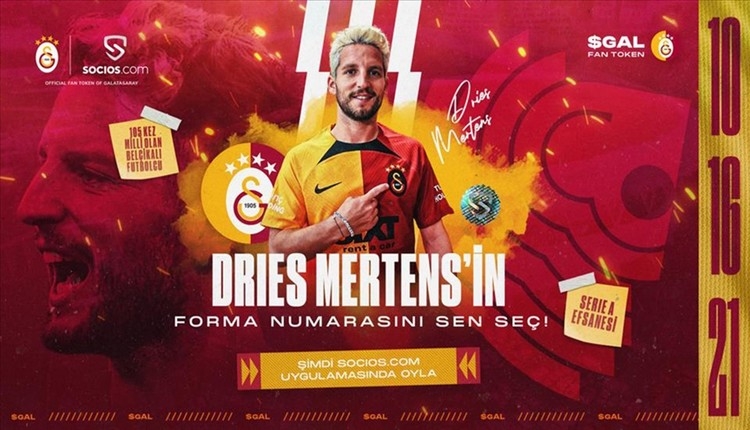 Mertens'in forma numarası 76 farklı ülkeden taraftarlarla belirlendi