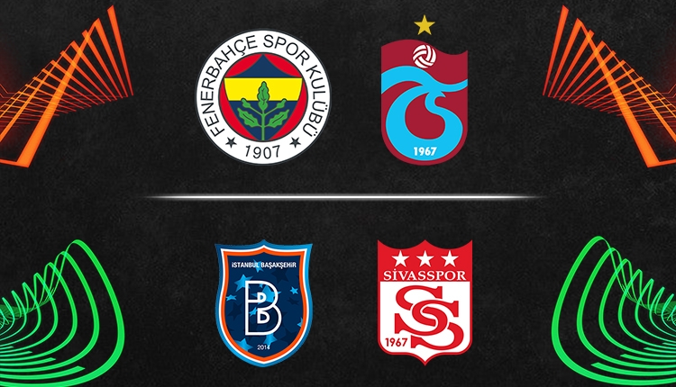 UEFA'dan Fenerbahçe, Trabzonspor, Sivasspor ve Başakşehir'e para cezası