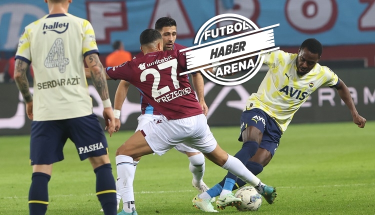 Trabzonspor lider Fenerbahçe'yi 2 golle yendi (İZLE)