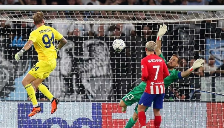 Lazio kalecisi Ivan Provedel'in Atletico Madrid'e attığı gol (İZLE)