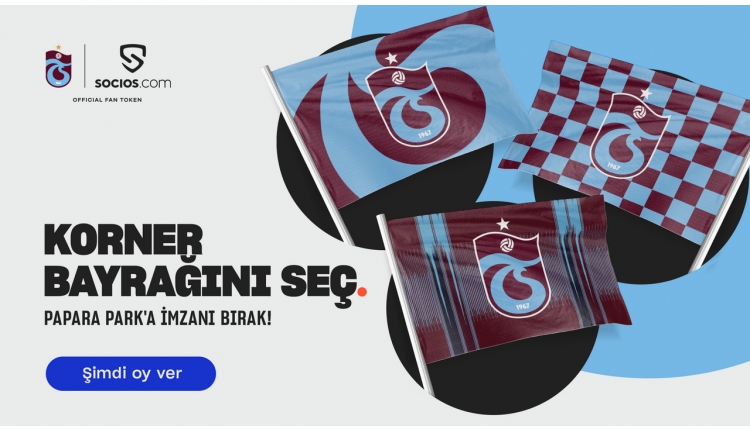 Trabzonspor'un korner bayrağını taraftarlar seçecek