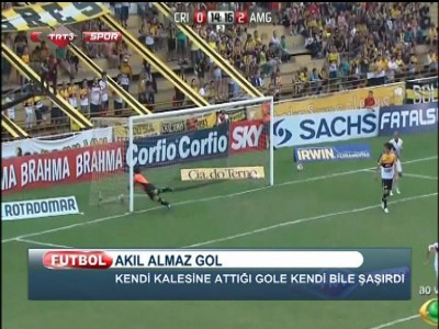Kaleciden kendi kalesine gol