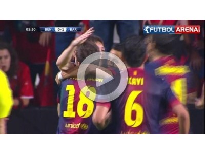 Benfica 0-2 Barcelona (Goller)