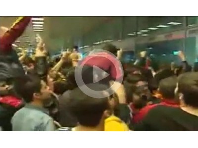 Manchester'a  hava alanında şok karşılama