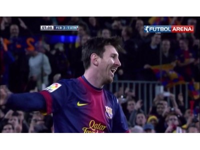 Barcelona 3-1 A. Madrid (3.gol Messi)