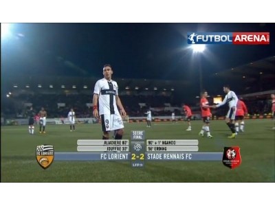 Lorient 2 - 2 Rennes Geniş Özet