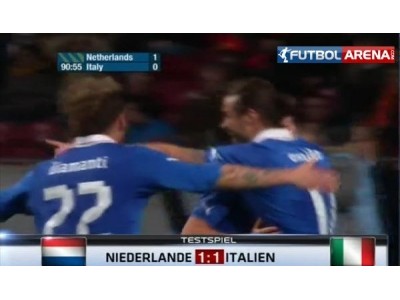 Hollanda 1-1 İtalya Maç Özeti