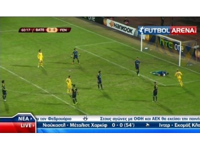 BATE 0 - 0 Fenerbahce Maç Özeti