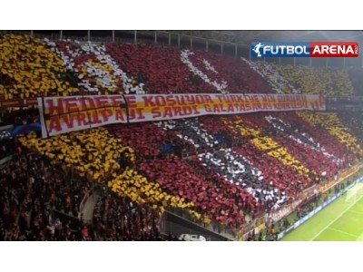 Schalke maçında Galatasaray tribünleri