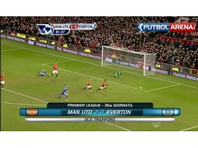 Manchester Utd  2 - 0 Everton Geniş Özet