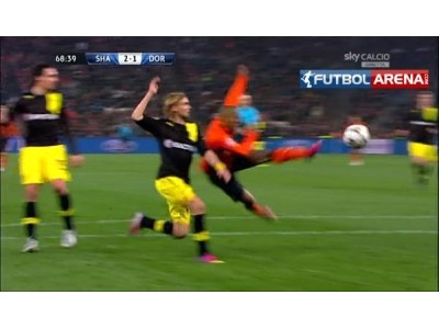 D.Costa'nın harika volesi (Shaktar 2.gol)