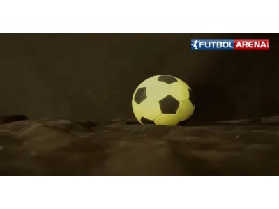 Futbol topunu kullanarak Messi'nin resmini yaptı!