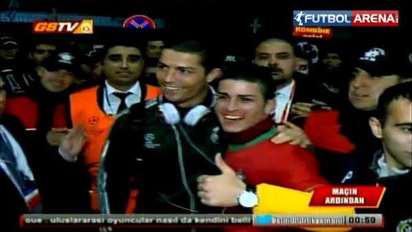 Ronaldo Türkiye'de ikizine kavuştu