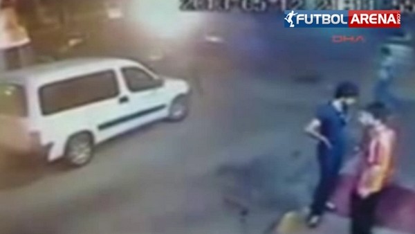 Taraftar cinayeti kameraya yansıdı