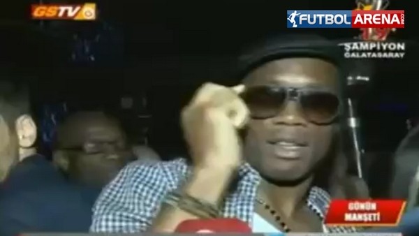 Drogba muhabir olursa!