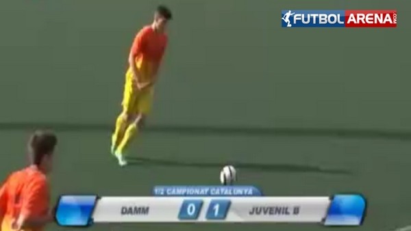 Barçalı gençten müthiş gol!