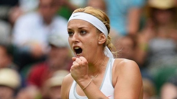 Rakibini eledi kendinden geçti!