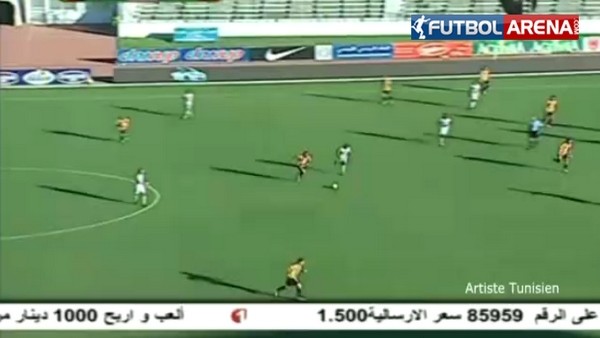 Yok böyle bir vuruş! Tunus'da inanılmaz gol.