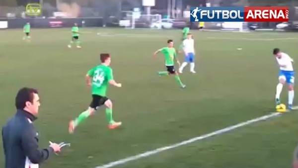 Cernat öyle bir gol attı ki...