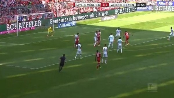 Bundesliga'da çizgiden çıkarılan toplar