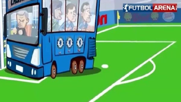 Atletico Madrid - Chelsea maçı animasyon oldu