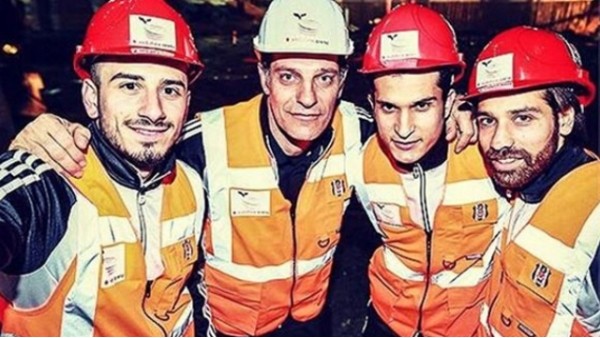 Vodafone Arena reklamı kamera arkası