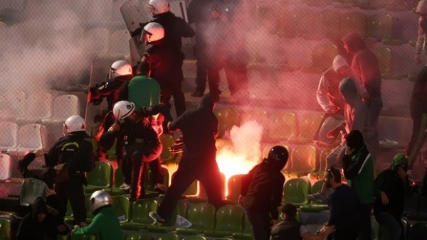 Panathinaikos - Paok maçında olaylar