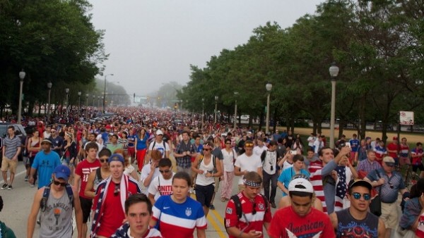 ABD'yi futbol ateşi sardı
