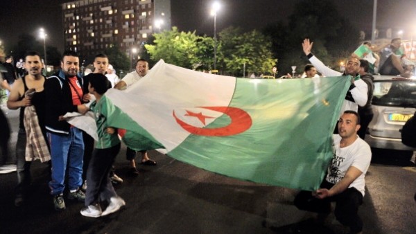 Cezayir'de Dünya Kupası Sevinci