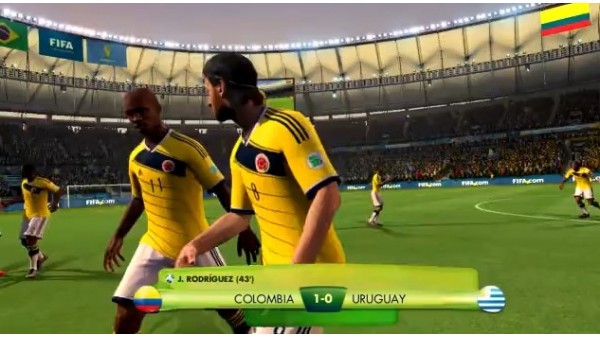 Kolombiya - Uruguay Maçını Sanal Ortamda Oynattılar