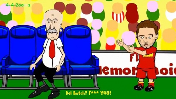 Avustralya - İspanya maçı da çizgi film oldu