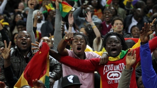 Gana Taraftarları Maçı Böyle İzledi