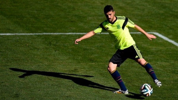 Villa'dan İspanya idmanında şık gol!