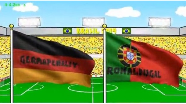 Almanya'nın Portekiz galibiyeti animasyon oldu!