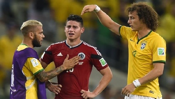 David Luiz, James Rodriguez'i böyle alkışlattı